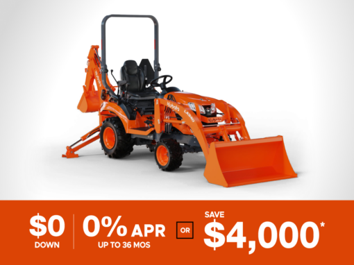 Save on BX Series Tractors